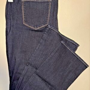 Women's Old Navy Bootcut Denim Curvy Profile Midrise 20R Plus Size Jeans Rinse